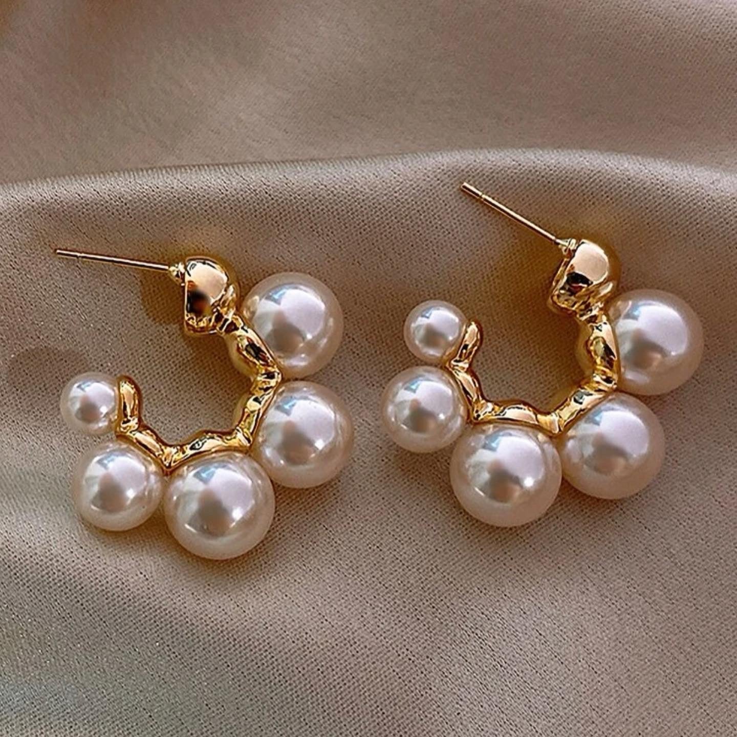 Pearl Hoops