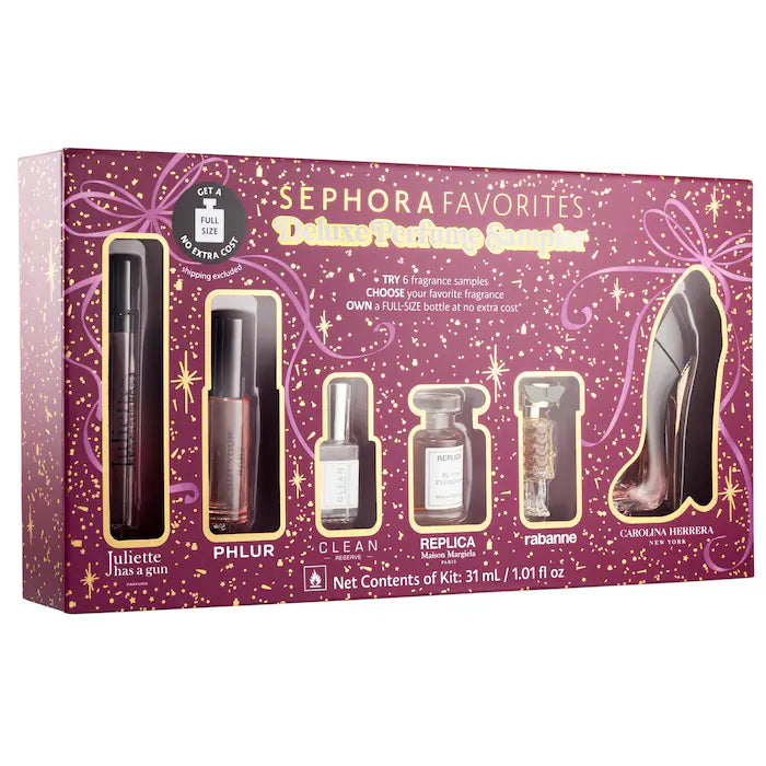 Sephora Favorites
Deluxe Mini Perfume Sampler Set with Redeemable Voucher