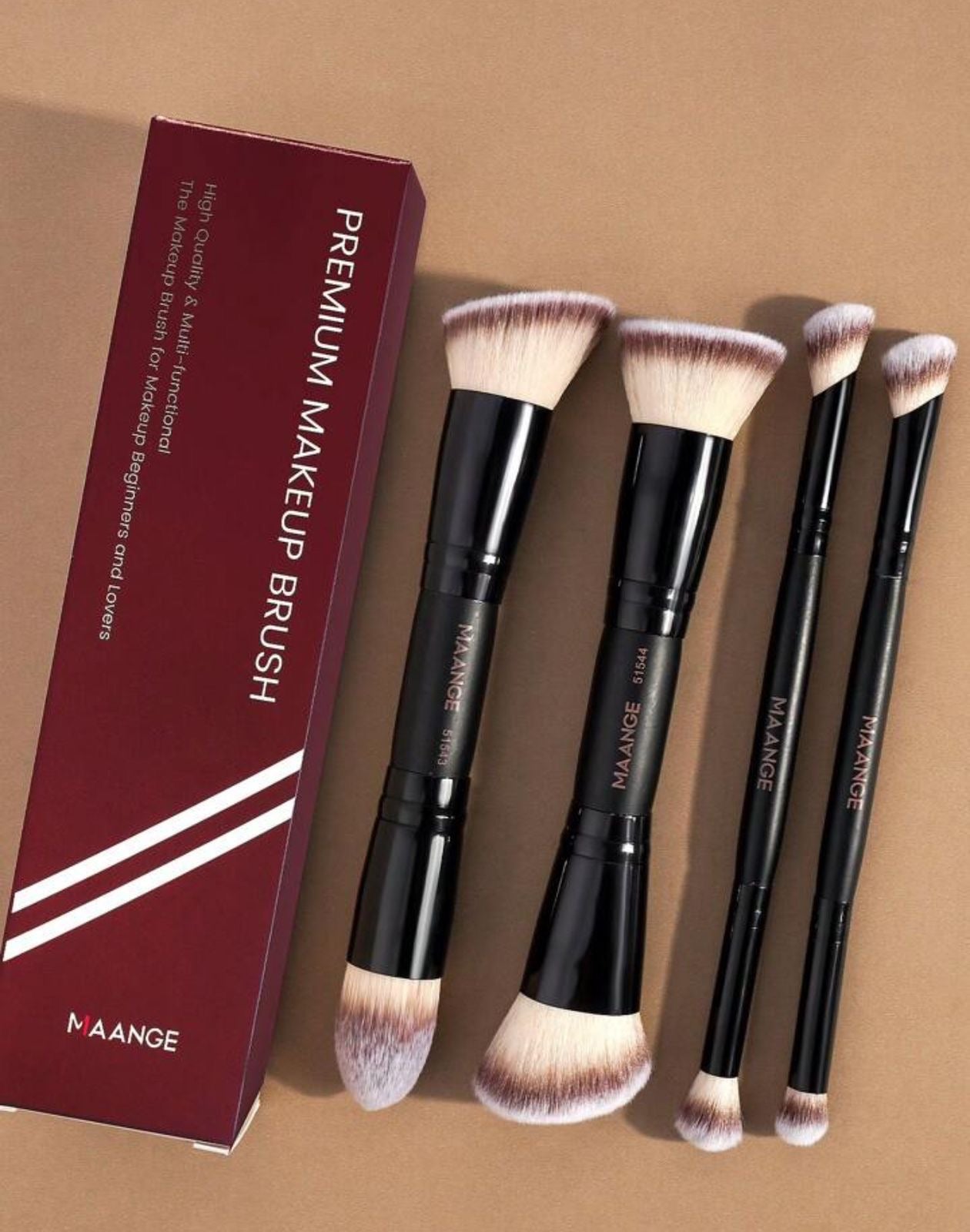 Maange Brush Set 4 piezas dúo