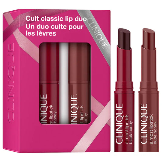 Clinique Mini Black Honey Cult Classic Lip Duo Gift Set