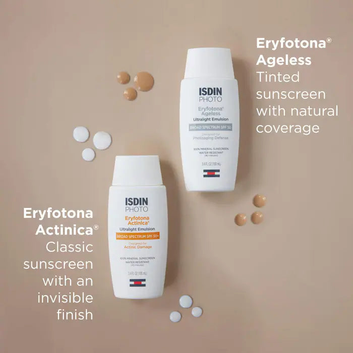 ISDIN Eryfotona Ageless Ultralight Tinted Mineral Sunscreen SPF 50