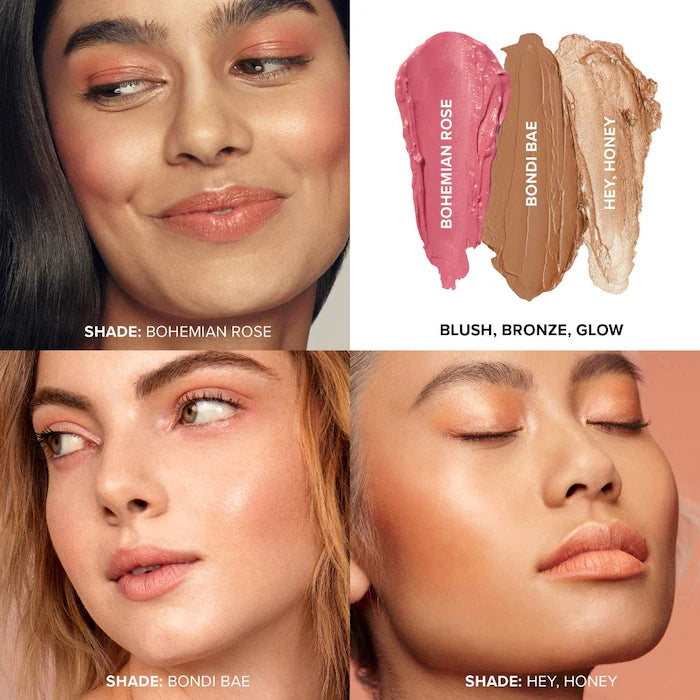 Nudestix Mini NUDIES Roses 'N Honey Nudes 3pc Kit