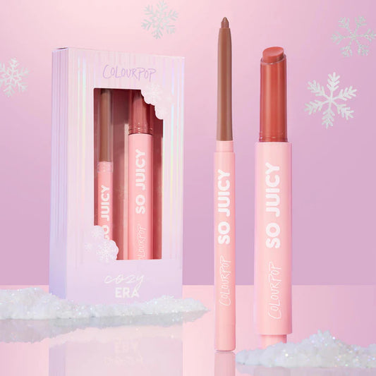 Colourpop Nude plumping gloss balm & lip liner kit