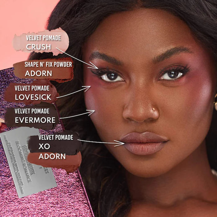 Danessa Myricks Beauty Groundwork: Blooming Romance - Palette For Eyes, Brows, Face & Lips