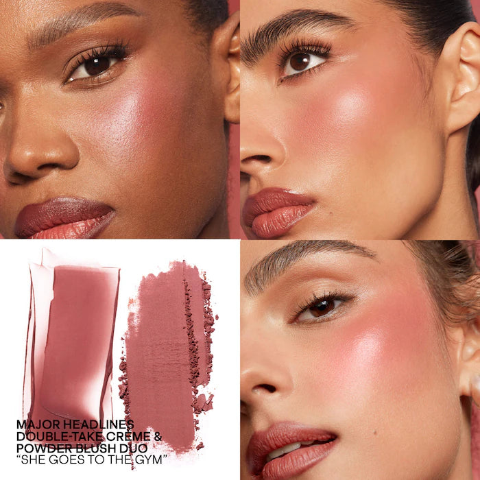 Patrick Ta Mini Major Headlines Double-Take Crème & Powder Blush Duo - She Goes To The Gym