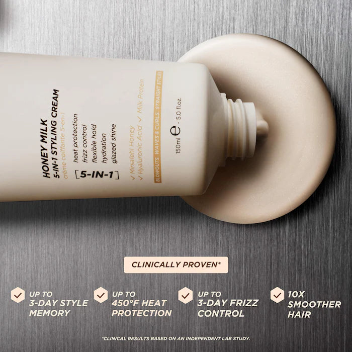 Gisou Honey Milk 5-in-1 Styling Cream