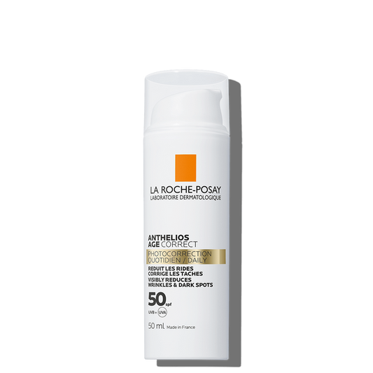 La Roche Posay ANTHELIOS
AGE CORRECT SPF50
Fotocorrección diaria antiedad.