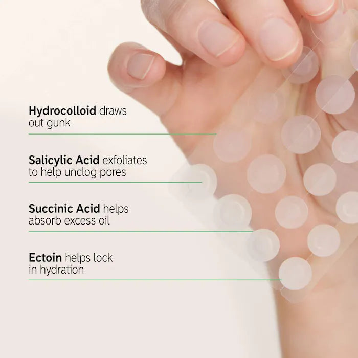 The INKEY List Hydrocolloid Invisible Pimple Patches