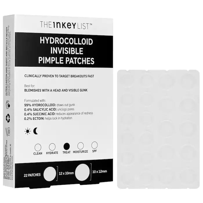 The INKEY List Hydrocolloid Invisible Pimple Patches