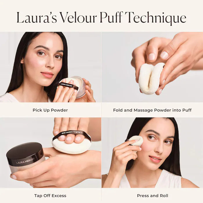 Laura Mercier The Finishing Touch Translucent Loose Setting Powder & Velour Puff Gift Set